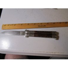  Vintage Valor Papillon Balisong Butterfly Knife Parker Cut. Co., Made in Japan
