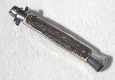 NEW 11" FRANK BELTRAME GENUINE EUROPEAN STAG ITALIAN STILETTO KRISS BLADE