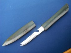 Set of Floating Fish Knives, fishing knives, fish prep-knives, 3 Wood Scabbard Stainless Japan 2 US Set of Floating Fish Knives, fishing knives, fish prep-knives, 3 Wood Scabbard Stainless Japan 2 US