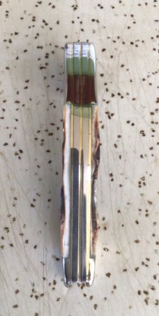 CASE XX STAG 520096 2006 “ RED SCROLL “ SMALL TEXAS TOOTHPICK/NOS / BEAUTIFUL KNIFE / SWEET CASE XX STAG 520096 2006 “ RED SCROLL “ SMALL TEXAS TOOTHPICK/NOS / BEAUTIFUL KNIFE / SWEET