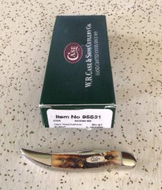 CASE XX STAG 520096 2006 “ RED SCROLL “ SMALL TEXAS TOOTHPICK/NOS / BEAUTIFUL KNIFE / SWEET CASE XX STAG 520096 2006 “ RED SCROLL “ SMALL TEXAS TOOTHPICK/NOS / BEAUTIFUL KNIFE / SWEET