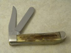 Case XX USA Appaloosa Bone A6207 SS 1 of 150 NCCC Mini Trapper 1994 Club Knife Case XX USA Appaloosa Bone A6207 SS 1 of 150 NCCC Mini Trapper 1994 Club Knife