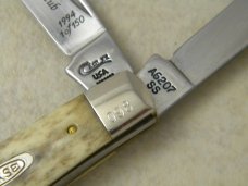 Case XX USA Appaloosa Bone A6207 SS 1 of 150 NCCC Mini Trapper 1994 Club Knife Case XX USA Appaloosa Bone A6207 SS 1 of 150 NCCC Mini Trapper 1994 Club Knife