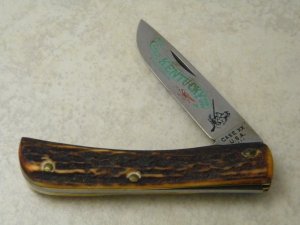 Case XX USA 1976 Stag 5137SS Kentucky Bicentennial Sodbuster Knife 