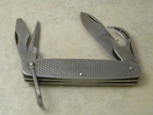Camillus US 1975 Metal Camp/Scout/Utility Knife