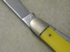 Camillus New York USA 84 Yellow Mini Stockman Knife 