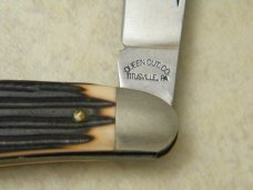 Queen Cut Co. Titusville PA Imitation Winterbottom Bone One Blade Jack Knife Queen Cut Co. Titusville PA Imitation Winterbottom Bone One Blade Jack Knife