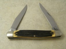 Queen Steel #66 USA Imitation Winterbottom Bone Muskrat Knife 1977 Queen Steel #66 USA Imitation Winterbottom Bone Muskrat Knife 1977