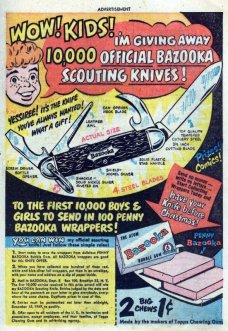 BAZOOKA Scout/Utility Knife by Camco (Camillus) BAZOOKA Scout/Utility Knife by Camco (Camillus)