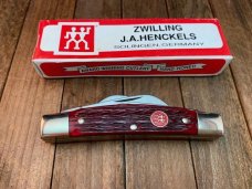 Henckels by Boker Blood Red Pin Feather Jigged Bone Congress Henckels by Boker Blood Red Pin Feather Jigged Bone Congress