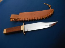 Connecticut Valley Arms/CVA Bowie knife 7". With Sheath, Camp Knife, Hunting knife. Made in Italy!! Connecticut Valley Arms/CVA Bowie knife 7". With Sheath, Camp Knife, Hunting knife. Made in Italy!!