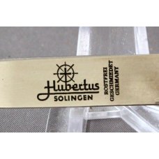 HUBERTUS AUTOMATIC, 4½ Inches Long, Stag Handles, Fires Hard Locks Up Tight