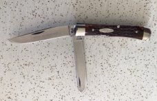VINTAGE CASE XX BONE 6254 TESTED XX RAZOR EDGE 1979 TRAPPER POCKET KNIFE/ ABSOLUTELY GORGEOUS/ VINTAGE CASE XX BONE 6254 TESTED XX RAZOR EDGE 1979 TRAPPER POCKET KNIFE/ ABSOLUTELY GORGEOUS/