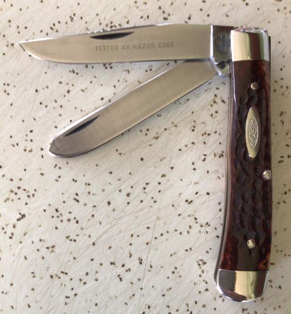 VINTAGE CASE XX BONE 6254 TESTED XX RAZOR EDGE 1979 TRAPPER POCKET KNIFE/ ABSOLUTELY GORGEOUS/ VINTAGE CASE XX BONE 6254 TESTED XX RAZOR EDGE 1979 TRAPPER POCKET KNIFE/ ABSOLUTELY GORGEOUS/