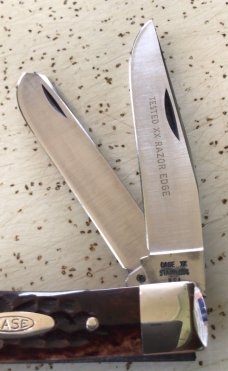 VINTAGE CASE XX BONE 6254 TESTED XX RAZOR EDGE 1979 TRAPPER POCKET KNIFE/ ABSOLUTELY GORGEOUS/ VINTAGE CASE XX BONE 6254 TESTED XX RAZOR EDGE 1979 TRAPPER POCKET KNIFE/ ABSOLUTELY GORGEOUS/
