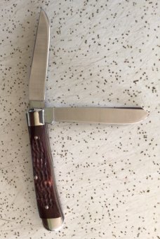 VINTAGE CASE XX BONE 6254 TESTED XX RAZOR EDGE 1979 TRAPPER POCKET KNIFE/ ABSOLUTELY GORGEOUS/ VINTAGE CASE XX BONE 6254 TESTED XX RAZOR EDGE 1979 TRAPPER POCKET KNIFE/ ABSOLUTELY GORGEOUS/