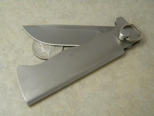 Custom B&T Aluminum Ring Lock Knife Custom B&T Aluminum Ring Lock Knife