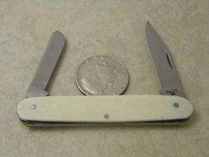 Case XX 1940-1964 White Composition 4257 Pen Knife