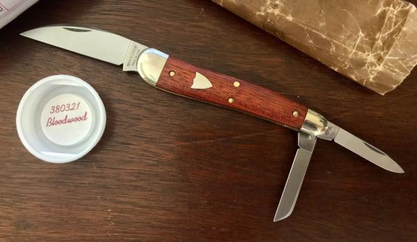 Great Eastern Cutlery Tidioute 380321 English Whittler, Bloodwood Handle, New (GEC 38) Great Eastern Cutlery Tidioute 380321 English Whittler, Bloodwood Handle, New (GEC 38)