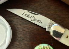Great Eastern Cutlery Tidioute 190120 Little Rattler, Smooth White Bone Handle, (GEC 19), New Great Eastern Cutlery Tidioute 190120 Little Rattler, Smooth White Bone Handle, (GEC 19), New