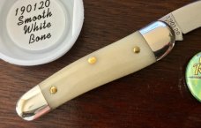 Great Eastern Cutlery Tidioute 190120 Little Rattler, Smooth White Bone Handle, (GEC 19), New Great Eastern Cutlery Tidioute 190120 Little Rattler, Smooth White Bone Handle, (GEC 19), New