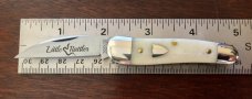 Great Eastern Cutlery Tidioute 190120 Little Rattler, Smooth White Bone Handle, (GEC 19), New Great Eastern Cutlery Tidioute 190120 Little Rattler, Smooth White Bone Handle, (GEC 19), New