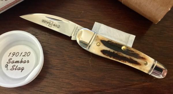 Great Eastern Cutlery Northfield 190120 Little Rattler, Sambar Stag Handle, (GEC 19), New Great Eastern Cutlery Northfield 190120 Little Rattler, Sambar Stag Handle, (GEC 19), New