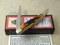 Fightn Bull USA 1612 Amber Stag Wendell Carson Toothpick Knife Fightn Bull USA 1612 Amber Stag Wendell Carson Toothpick Knife