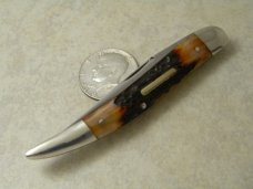 Fightn Bull USA 1612 Amber Stag Wendell Carson Toothpick Knife Fightn Bull USA 1612 Amber Stag Wendell Carson Toothpick Knife