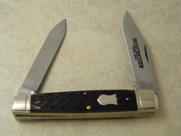 Winchester Trademark USA 1988 Bone 2913 1/2 Moose Knife Winchester Trademark USA 1988 Bone 2913 1/2 Moose Knife