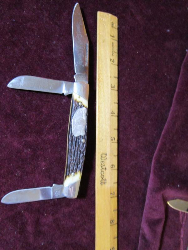 BOKER U.S.A. 1770 TREE 3 Blade "Sweet Land of Liberty" Thirteen Colonies Shield