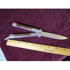  Vintage Valor Papillon Balisong Butterfly Knife Parker Cut. Co., Made in Japan