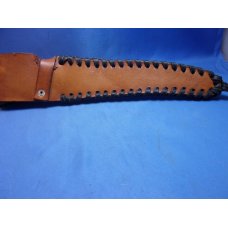 Ken Richardson Fillet Knife Stag Scrimshaw Leather Sheath Ken Richardson Fillet Knife Stag Scrimshaw Leather Sheath