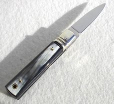NEW A.G.A. CAMPOLIN CLASSIC 6" SLIMLINE LEVERLOCK GENUINE BRAZILIAN HORN