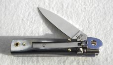 NEW A.G.A. CAMPOLIN CLASSIC 6" SLIMLINE LEVERLOCK GENUINE BRAZILIAN HORN