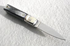 NEW A.G.A. CAMPOLIN CLASSIC 6" SLIMLINE LEVERLOCK GENUINE BRAZILIAN HORN