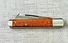 K'roo Custom Sleeveboard. ,3.8" N690 with brut de force look...Terblan's Beechwood Scales K'roo Custom Sleeveboard. ,3.8" N690 with brut de force look...Terblan's Beechwood Scales