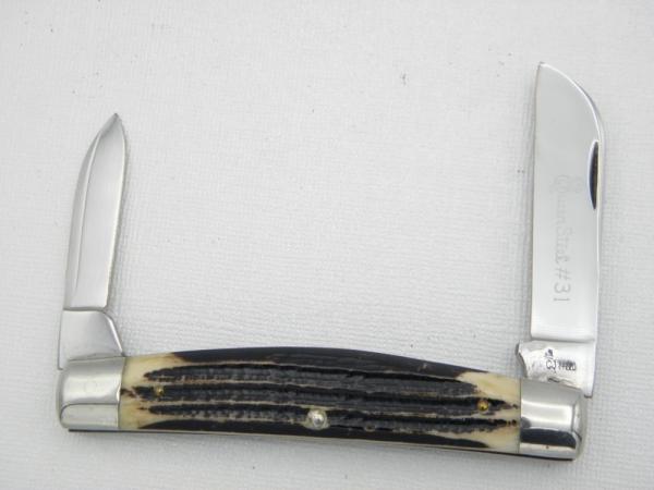 Queen Cutlery Co. #31 Half Congress in Winterbottom Bone: 4” closed; 1958 - 1960