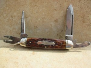 Crucible Knife Co.  New York  Scout Knife 