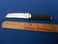 RARE COLD STEEL JAPANESE MINI TANTO FIXED BLADE KNIFE WITH ORIGINAL LEATHER SHEATH. MADE IN JAPAN!! RARE COLD STEEL JAPANESE MINI TANTO FIXED BLADE KNIFE WITH ORIGINAL LEATHER SHEATH. MADE IN JAPAN!!