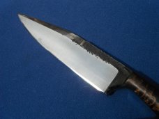 Early Lon Humphrey Custom Knives, Fixed blade Knife 6.25" BLADE 10.5" OAL. US Made, Hand Forged Early Lon Humphrey Custom Knives, Fixed blade Knife 6.25" BLADE 10.5" OAL. US Made, Hand Forged