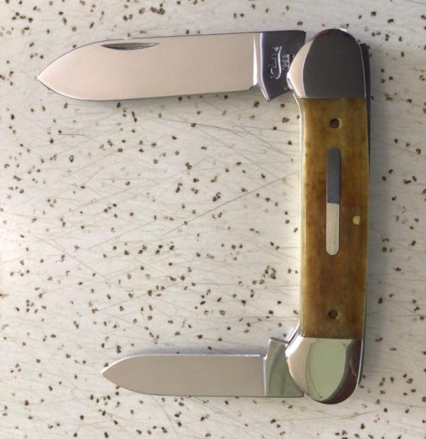 VINTAGE CASE XX BONE 1995 #62131 CANOE KNIFE /  BEAUTIFUL PIECE 