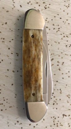VINTAGE CASE XX BONE 1995 #62131 CANOE KNIFE /  BEAUTIFUL PIECE 
