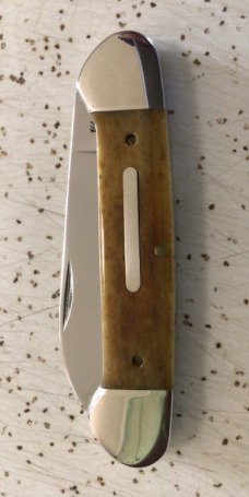 VINTAGE CASE XX BONE 1995 #62131 CANOE KNIFE /  BEAUTIFUL PIECE 