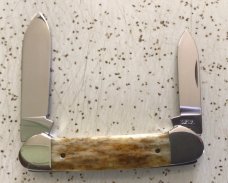 VINTAGE CASE XX BONE 1995 #62131 CANOE KNIFE /  BEAUTIFUL PIECE 
