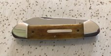 VINTAGE CASE XX BONE 1995 #62131 CANOE KNIFE /  BEAUTIFUL PIECE 