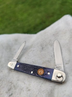 Canal Street Royal Blue Shetland Ring Turn