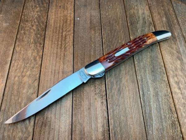 Cattaraugus Cutlery (A.G. Russell) Large Toothpick Bolster Lock Seki Japan Made