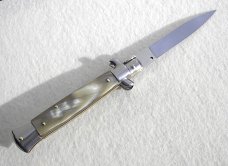 NEW 9" FRANK B. FRENCH BOVINE HORN ITALIAN STILETTO