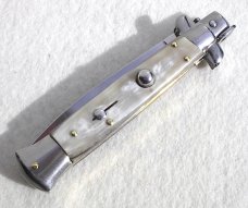 NEW 9" FRANK B. FRENCH BOVINE HORN ITALIAN STILETTO